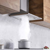 CIARRA 60cm Wall Mount Cooker Hood with 3-speed Extraction CBCS6201-OW