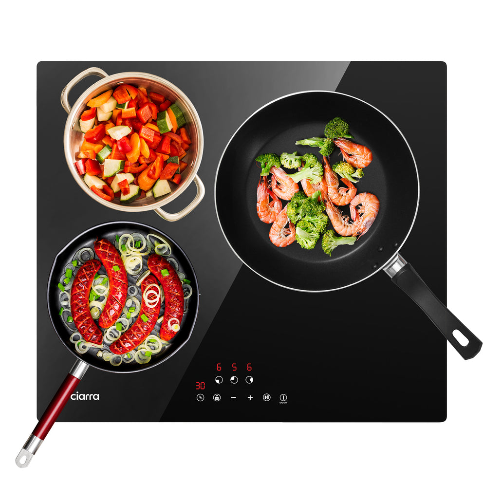 CIARRA Built-in Induction Hob with 3 Zones CBBIH3-OW