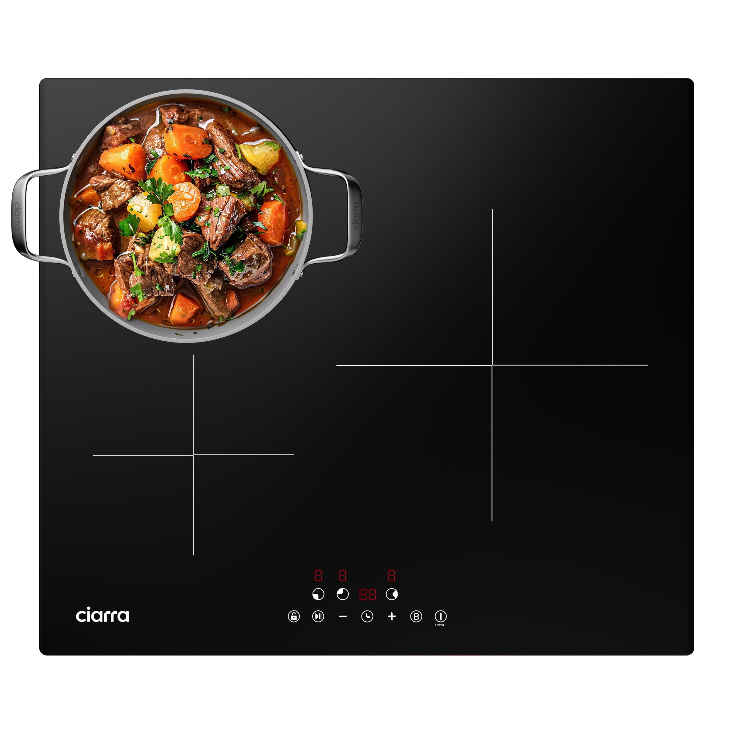 CIARRA 3 Zone Induction Hob