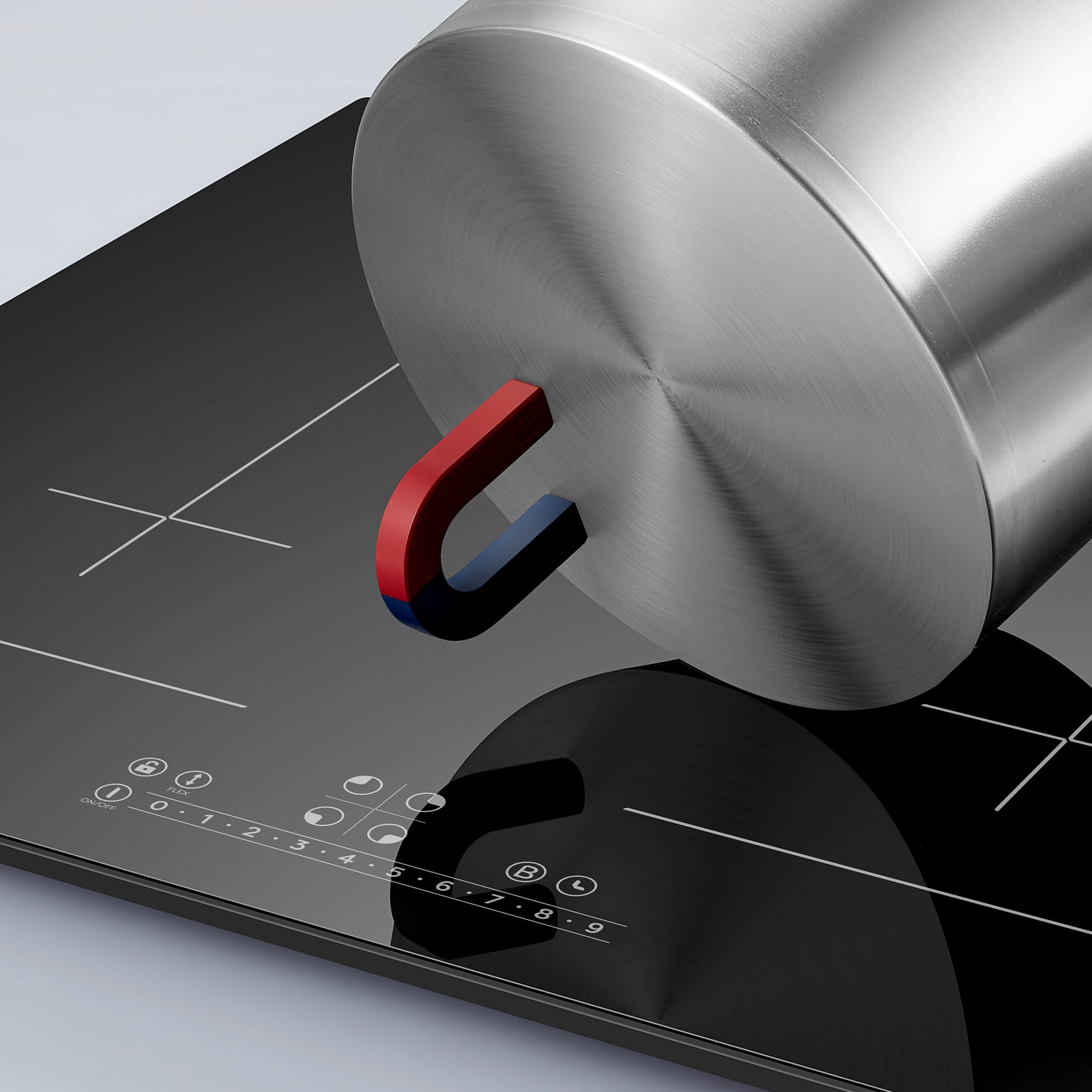 CIARRA Built-in Induction Hob with 4 Zones with Boost and FlexZone CBBIH4BFF-OW - CIARRA