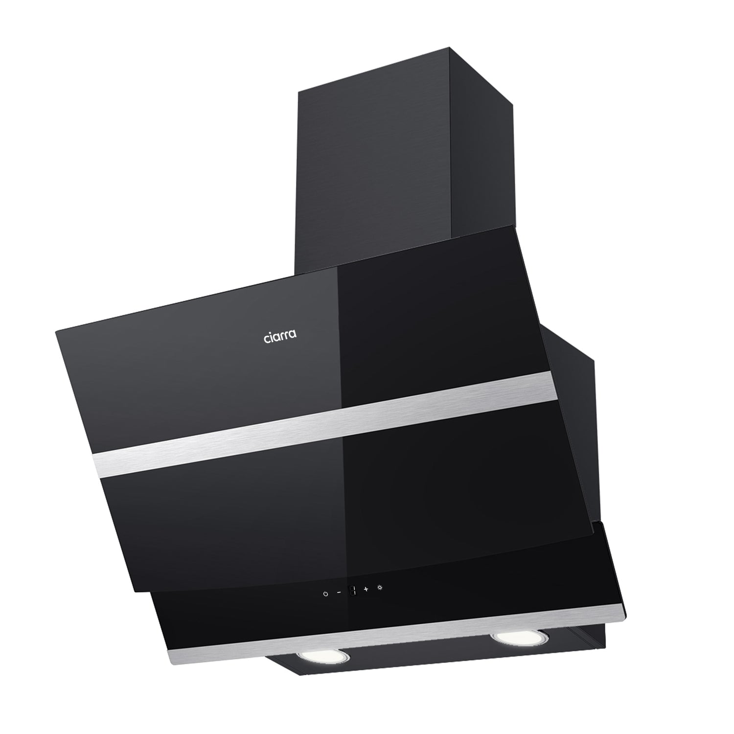 CIARRA Touch Control Angled Cooker Hood 60cm A Energy Rating CBCB6736N-OW - CIARRA