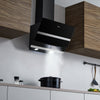 CIARRA Touch Control Angled Cooker Hood 60cm A Energy Rating CBCB6736N-OW